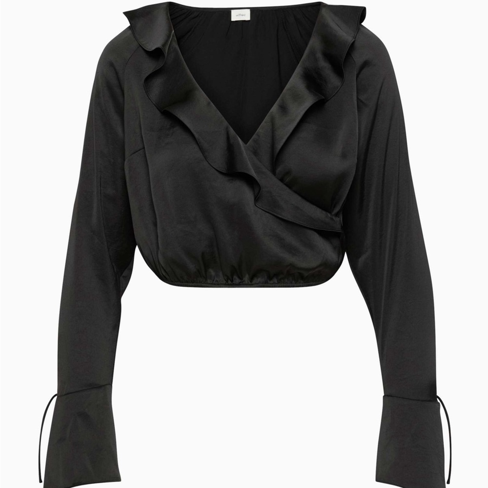 Aritzia Wilfred Spartina Satin Blouse